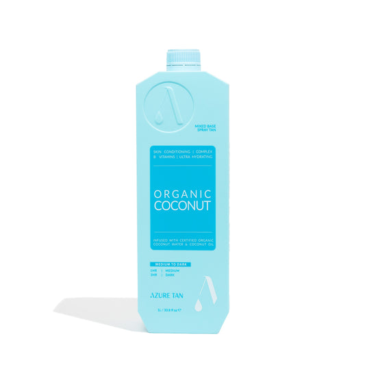 Azure Tan Pro Mist 1l - Organic Coconut - Medium To Dark