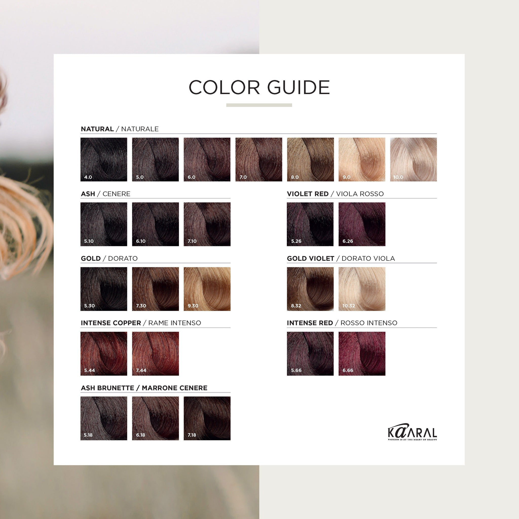 Baco Color Fast - Colour Chart