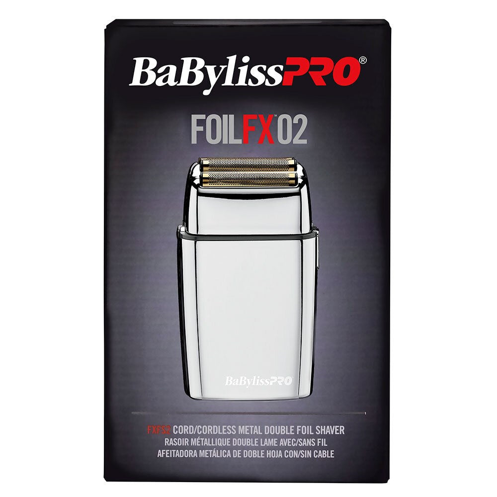 BabylissPRO Double Foil Shaver Silver