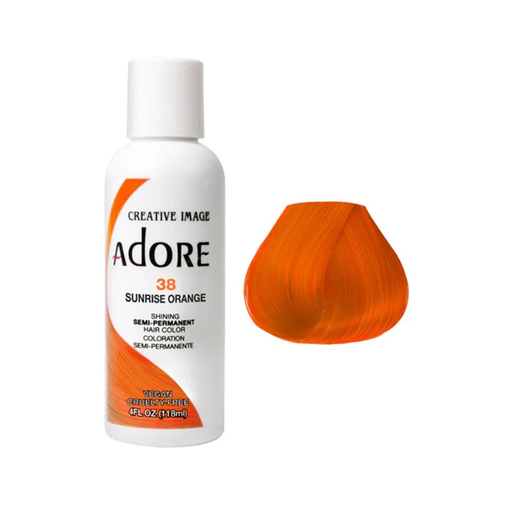 Adore Semi Permanent Color -  Sunrise Orange 38 118ml