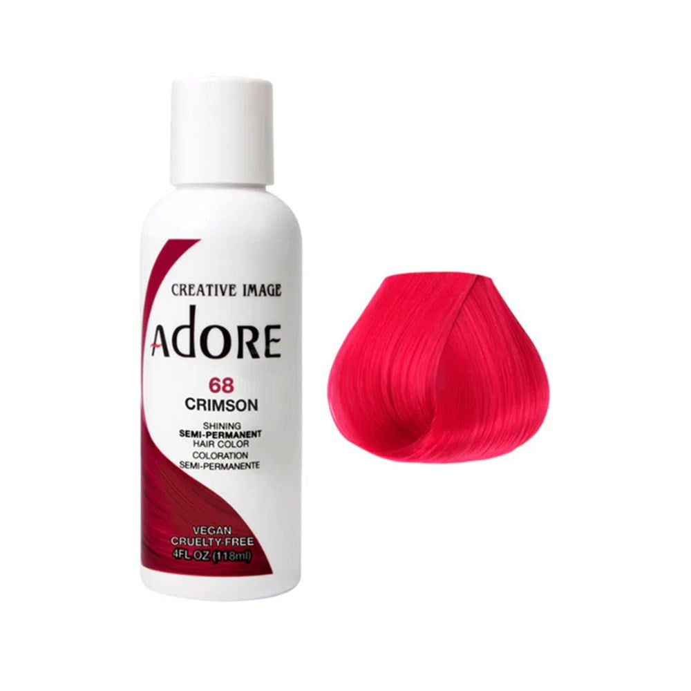 Adore Semi Permanent Hair Color- Crimson- 68 118ml