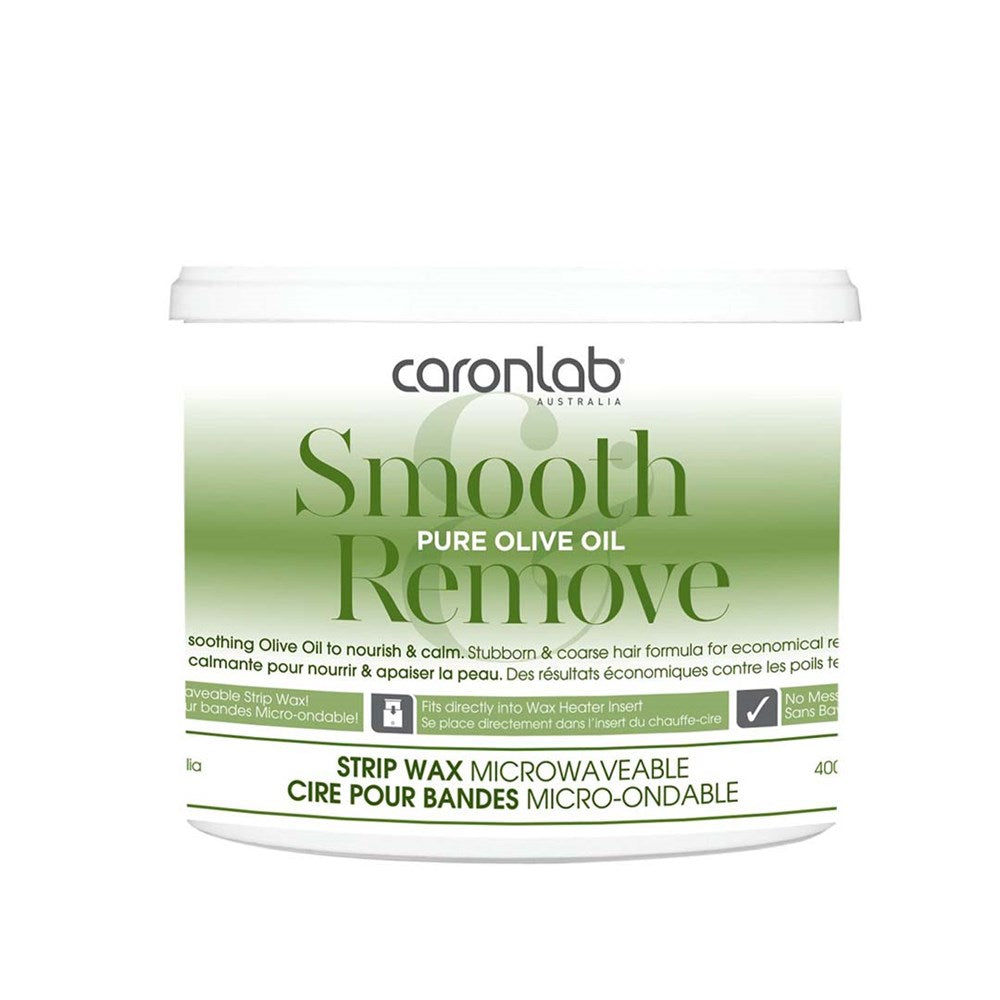 Caronlab Pure Olive Oil Strip Wax 400Ml Microwave To Pot