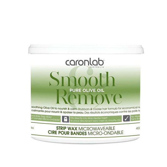 Caronlab Pure Olive Oil Strip Wax 400Ml Microwave To Pot