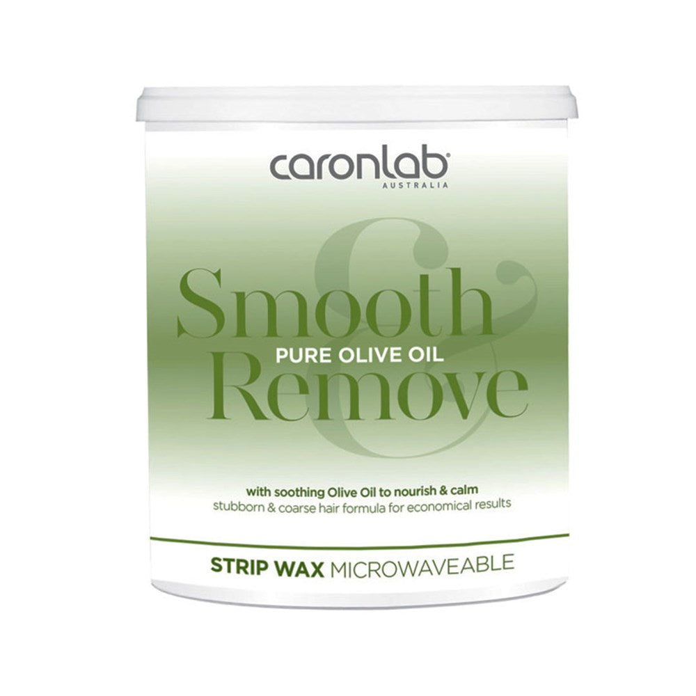 Caronlab Pure Olive Oil Strip Wax 800Ml Microwave To Pot