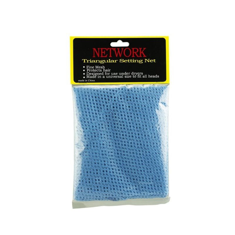 Dress Me Up Network Triangular Setting Hair Net Blue