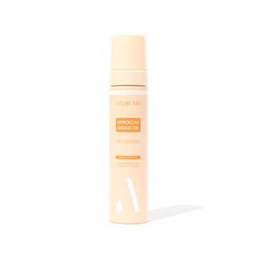 Azure Tan Self Tan Mousse - Moroccan Argan Oil - Dark To Ultra Dark 200ml