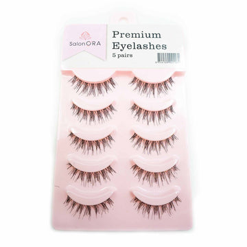 Salon Ora Premium Eyelashes Hb-15 5 Pairs