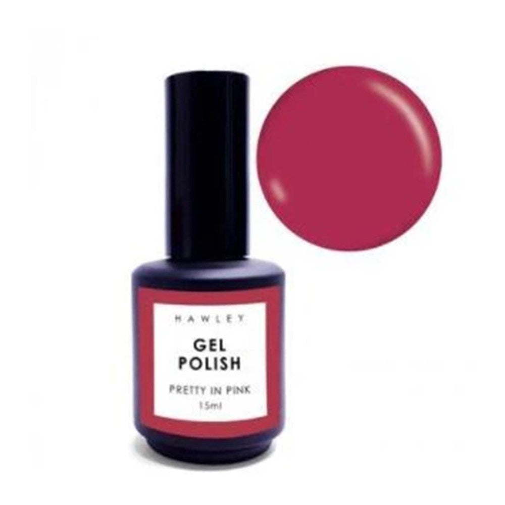 Hawley Gel Polish- Pretty Pink 15ml