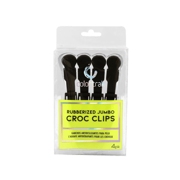 Colortrak Jumbo Rubberized Croc Clips 4 Pack