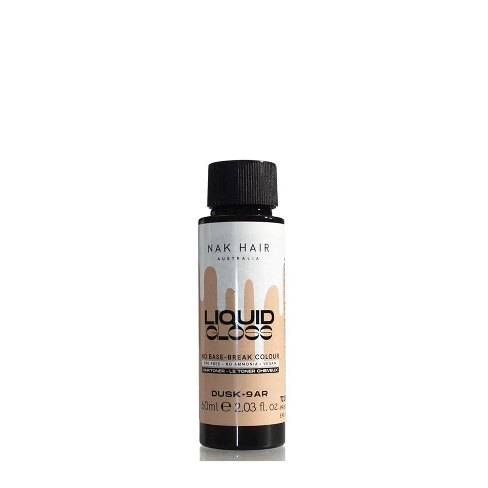 NAK Liquid Gloss Dusk 60ml - 9AR Palest Blonde Ash Rose