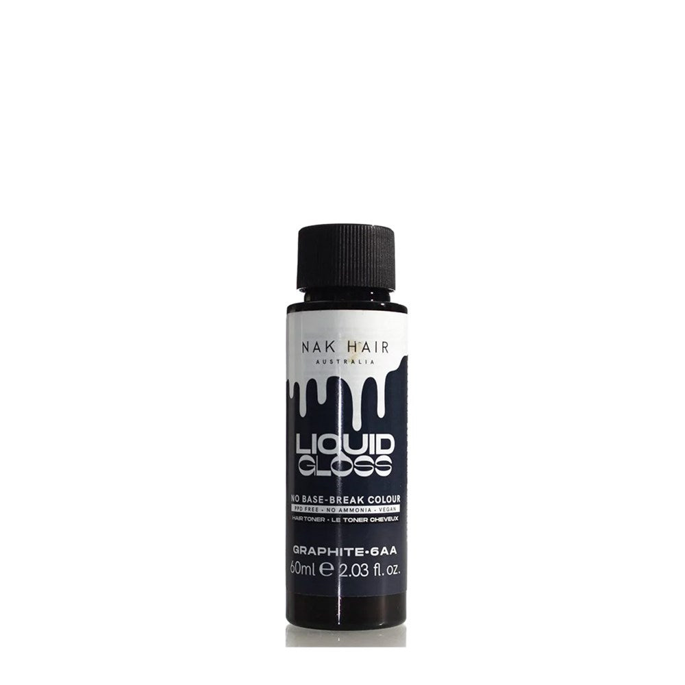 NAK Liquid Gloss Graphite 60ml - 6AA Dark Blonde Intense Ash