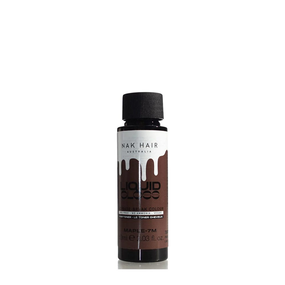 NAK Liquid Gloss Maple 60ml - 7M Medium Blonde Mahogany