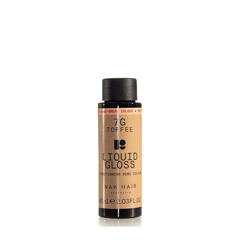 NAK Liquid Gloss Toffee 60ml - 7G Medium Blonde Gold
