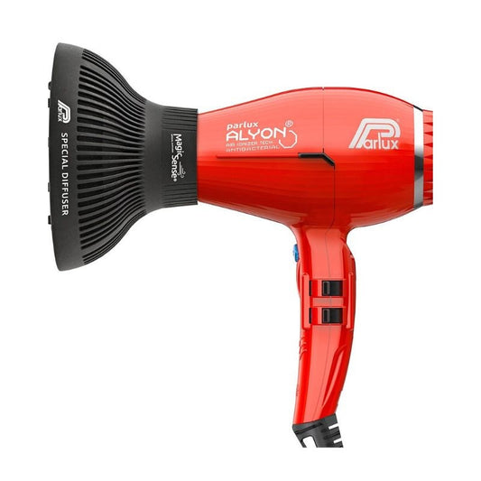 Parlux Alyon Air Ionizer Tech Hair Dryer And Diffuser- Red