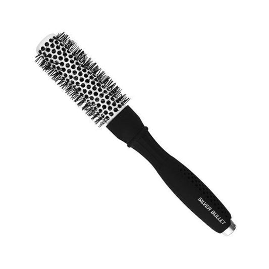 Silver Bullet Black Velvet Hot Tube Hair Brush Small