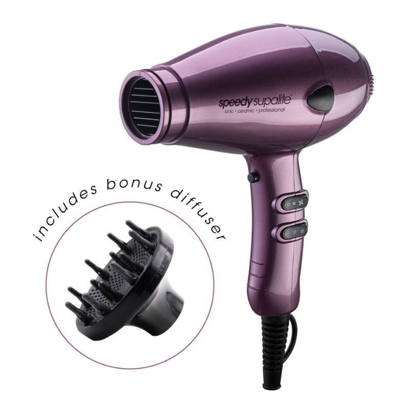 Speedy Supalite Professional Hairdryer - Purple