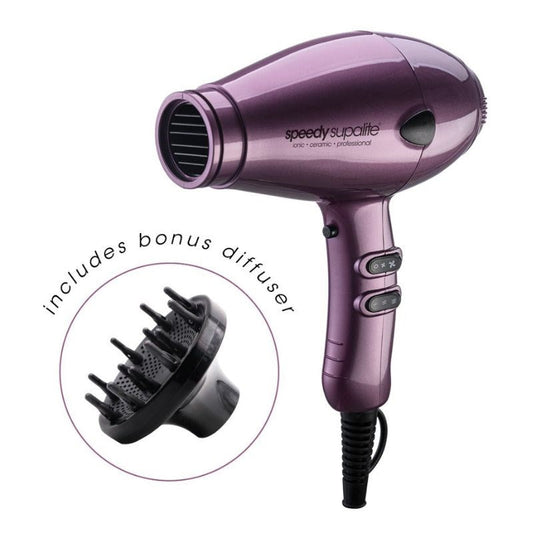 Speedy Supalite Professional Hairdryer - Purple