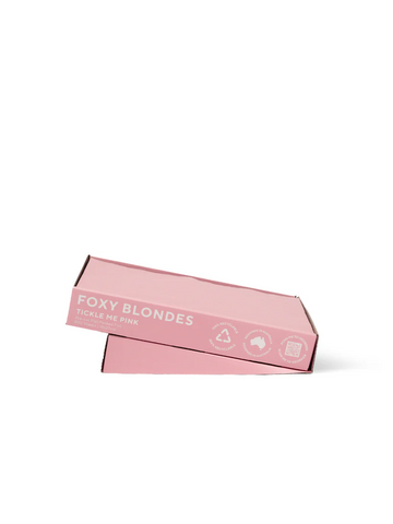 Foxy Blondes Flat Pack Foil - Tickle Me Pink
