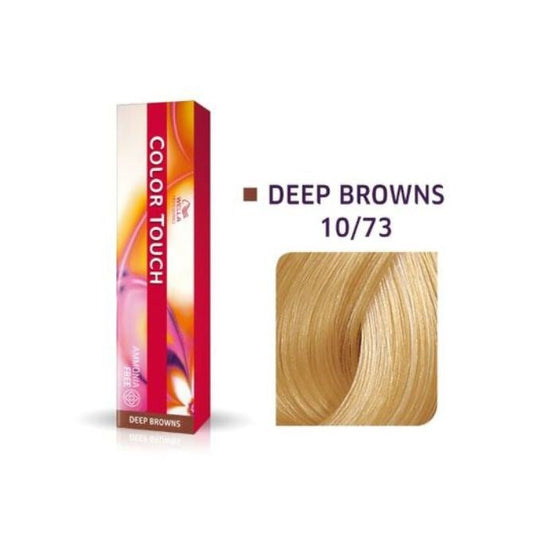 Wella Color Touch 10/73 60ml Lightest Blonde Brown Gold