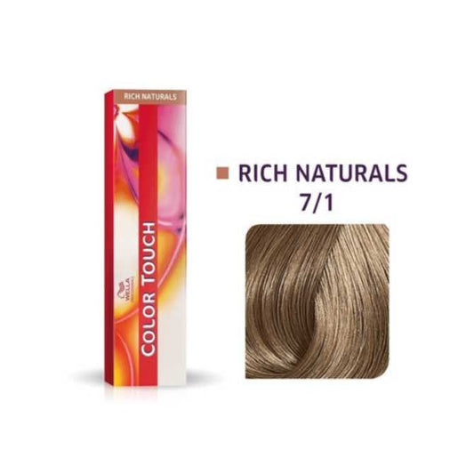 Wella Color Touch 7/1 60ml Medium Blonde Ash