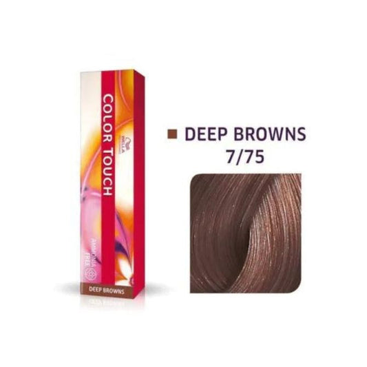 Wella Color Touch 7/75 60ml Medium Blonde Brown Mahogany