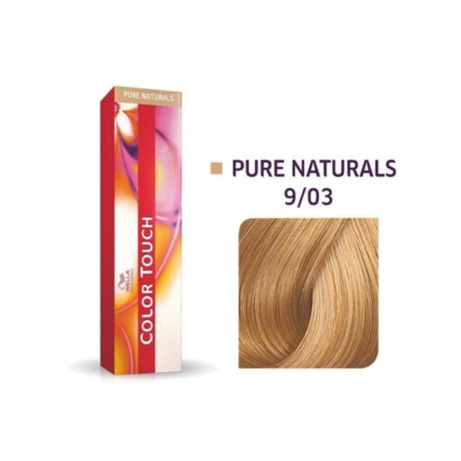 Wella Color Touch 9/03 60ml Lightest Blonde Natural Gold
