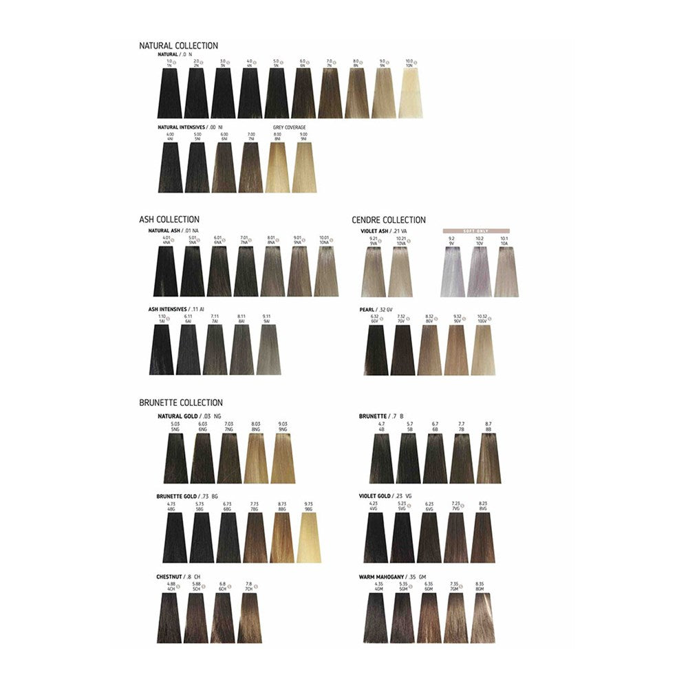 NAK Permanent Colour - Medium Brown Brunette Red N4.35 100ml