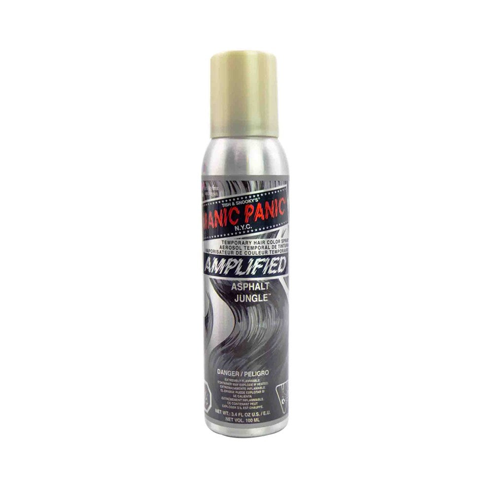 Manic Panic Amplified Hair Color Spray 100ml- Asphalt Jungle