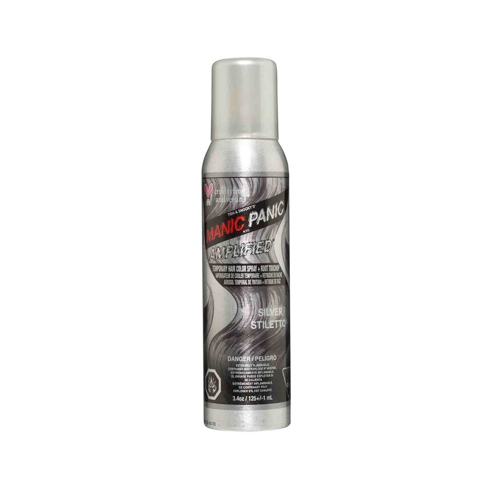 Manic Panic Amplified Hair Color Spray 100ml- Silver Stiletto