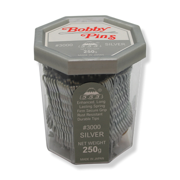 555 Standard Bobby Pins 2'' (50mm) Silver 200g