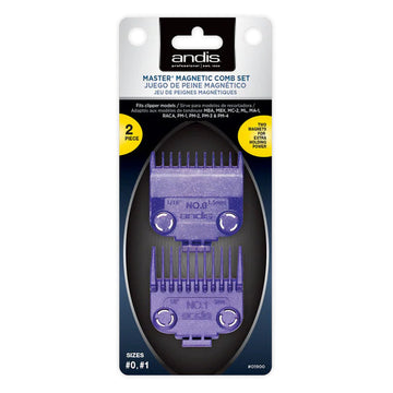 Andis Master Magnetic Comb Set #0 and #1
