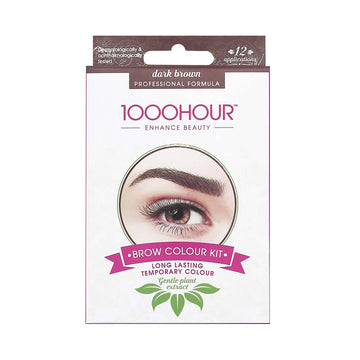 1000 Hour Eyelash & Brow Dark Brown Dye Kit