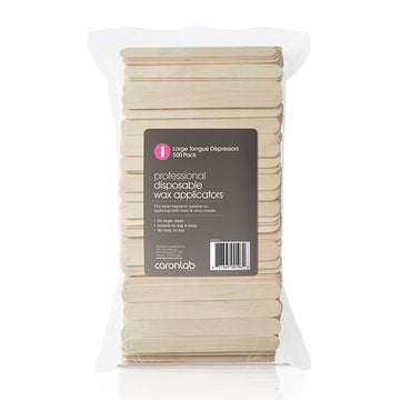 Caronlab Disposable Wooden Spatula Large Tongue Depressors 500pc