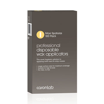 Caronlab Disposable Wooden Spatula Maxi 100 Pack