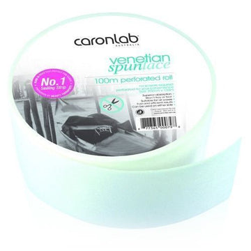 Caronlab Venetian Spun Lace Perforated Waxing Roll 100m