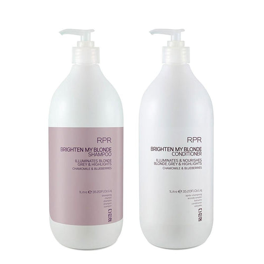 RPR Brighten My Blonde Shampoo & Conditioner Pack 1 Litre