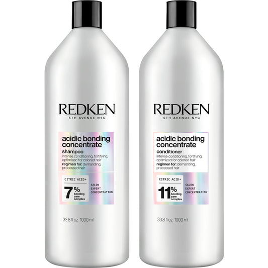 Redken Acidic Bonding Concentrate Shampoo & Conditioner Pack 1 Litre