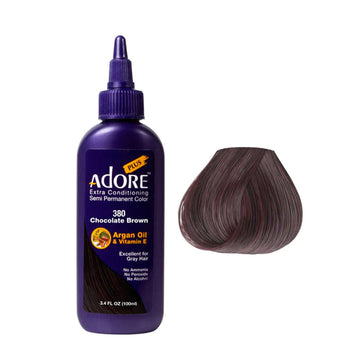 Adore Plus Semi Permanent Hair Color 380 Chocolate Brown 100ml