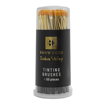 Brow Code Indus Valley Tinting Brushes 50 Pack