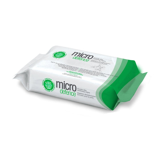 Caronlab Micro Defence Biocide Skin Sanitising Wipes 100 Pack