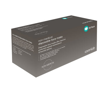 Caronlab Non-Medical Disposable Face Masks 50 Pack