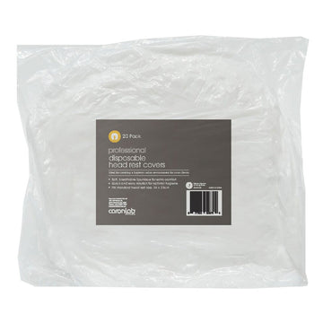 Caronlab Professional Disposable Head Rest Cover - Size 36 x 33cm 20 Pack