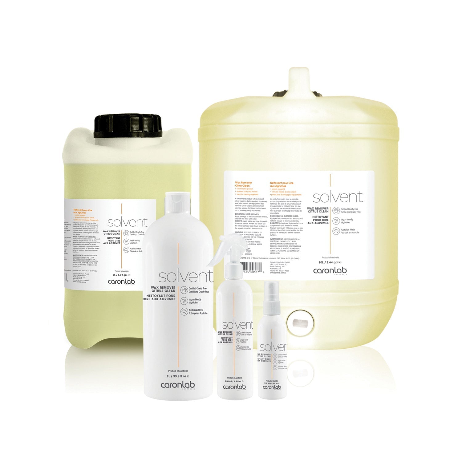 Caronlab Wax Remover Citrus Clean 125ml