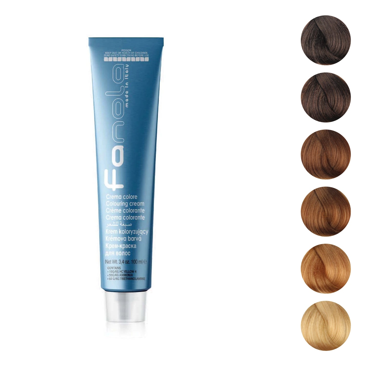 Fanola Prestige Colour - Golden (100ml) 5.3 Light Chestnut Golden 100ml