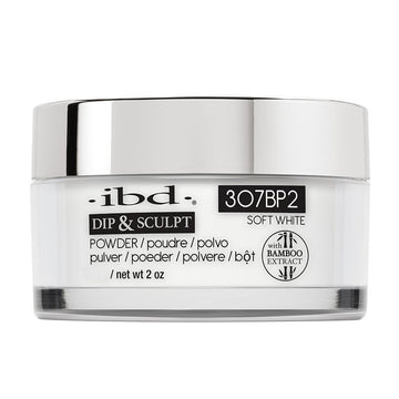 IBD French Dip & Sculpt Powder - Soft White 113g