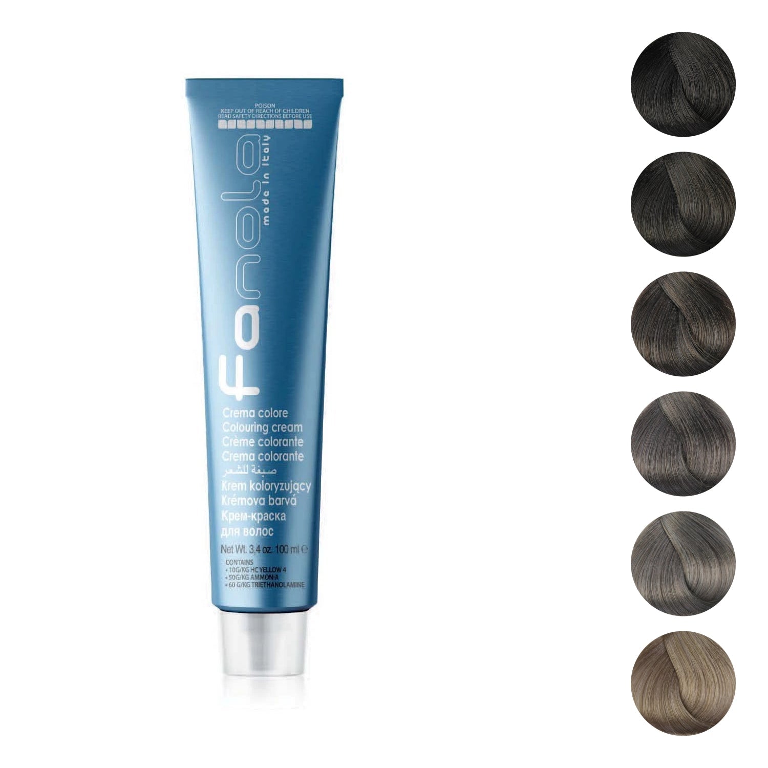 Fanola Prestige Colour - Intense Ash (100ml) 5.11 Light Chestnut Intense Ash