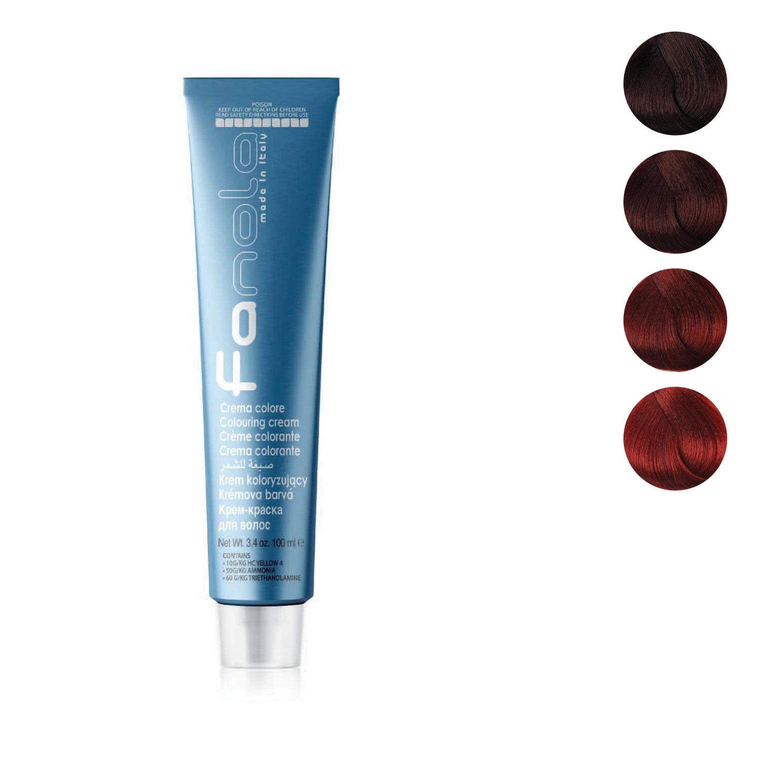 Fanola Prestige Colour - Intense Red (100ml) 4.66 Chestnut Intense Red