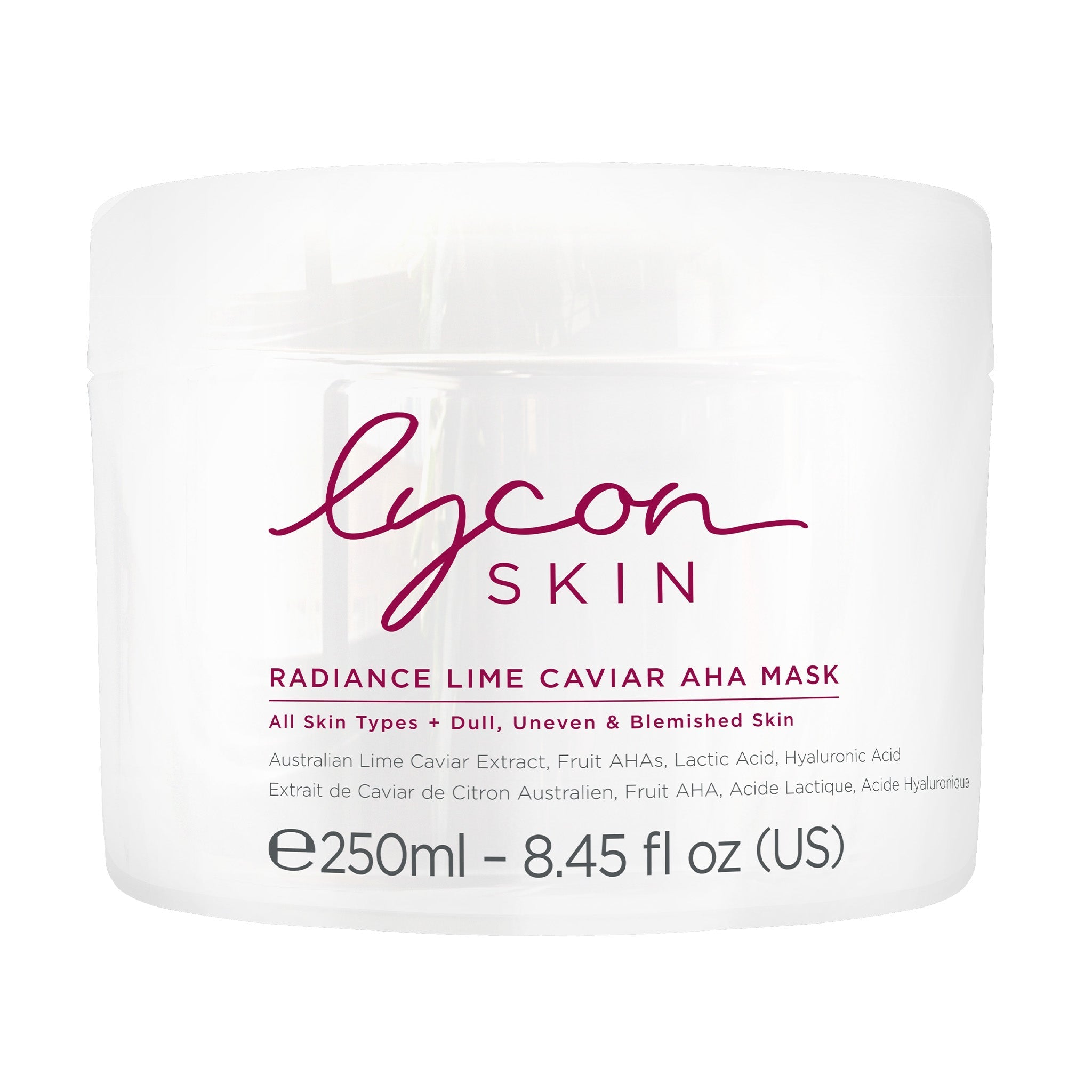Lycon Radiance Lime Caviar AHA Mask 250ml
