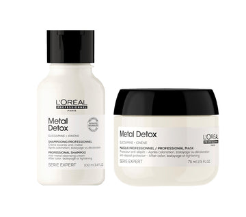 L'Oreal Professionnel Metal Detox Shampoo & Mask Travel Mini Duo