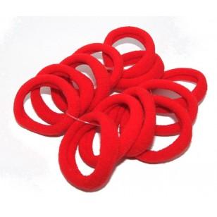 Where on Earth Mini Soft Hair Ties Red